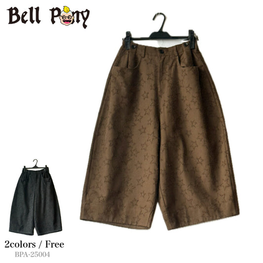 星柄 ワイドパンツ BPA-25004 [Bell Pony]