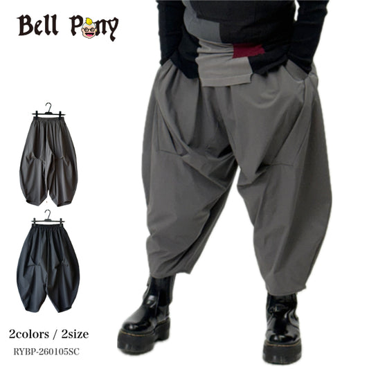 リラックスシルエット デザインテーパードパンツ RYBP-260105SC [Bell Pony]