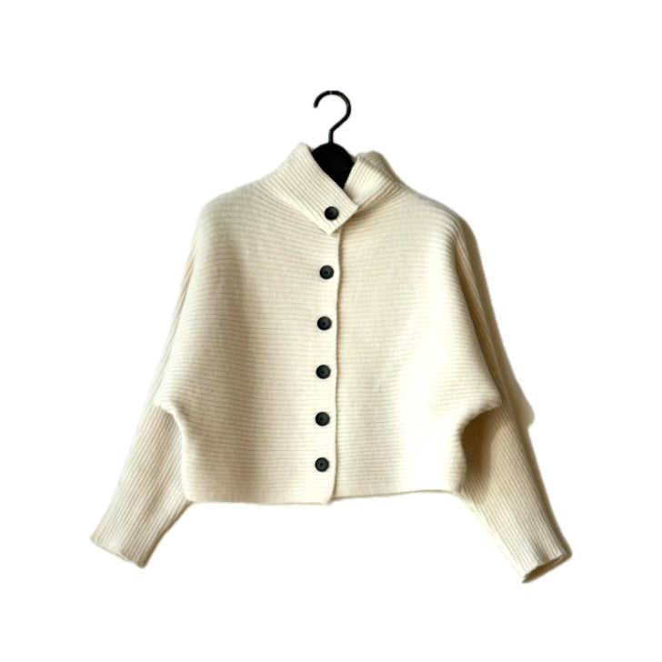 リブ編みニットカーディガン BPW-25651 [Bell Pony]