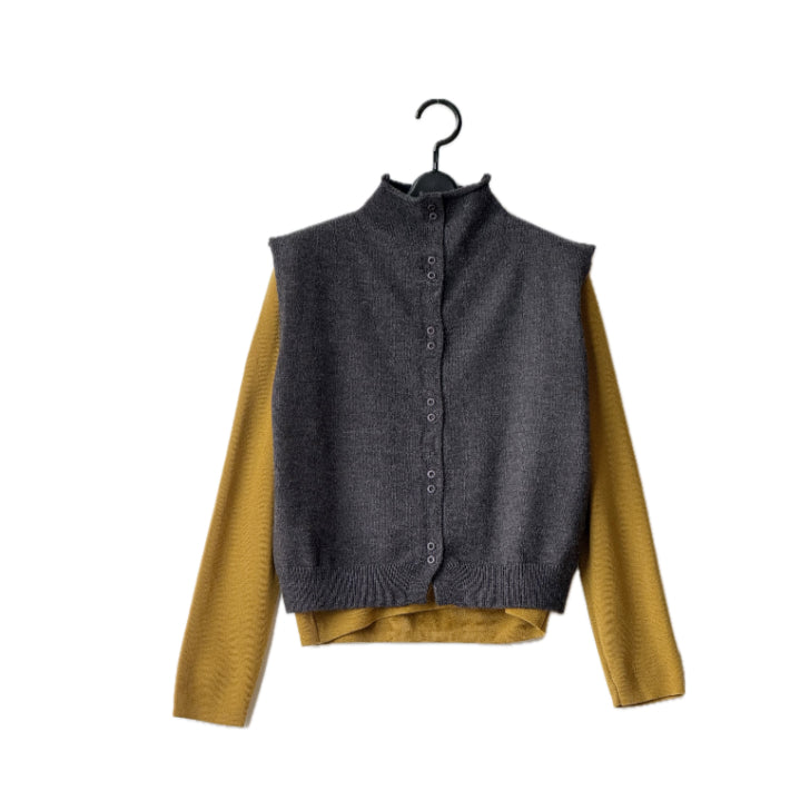 セットアップ ニット ベスト セーター 長袖 BPA-25654 [Bell Pony]