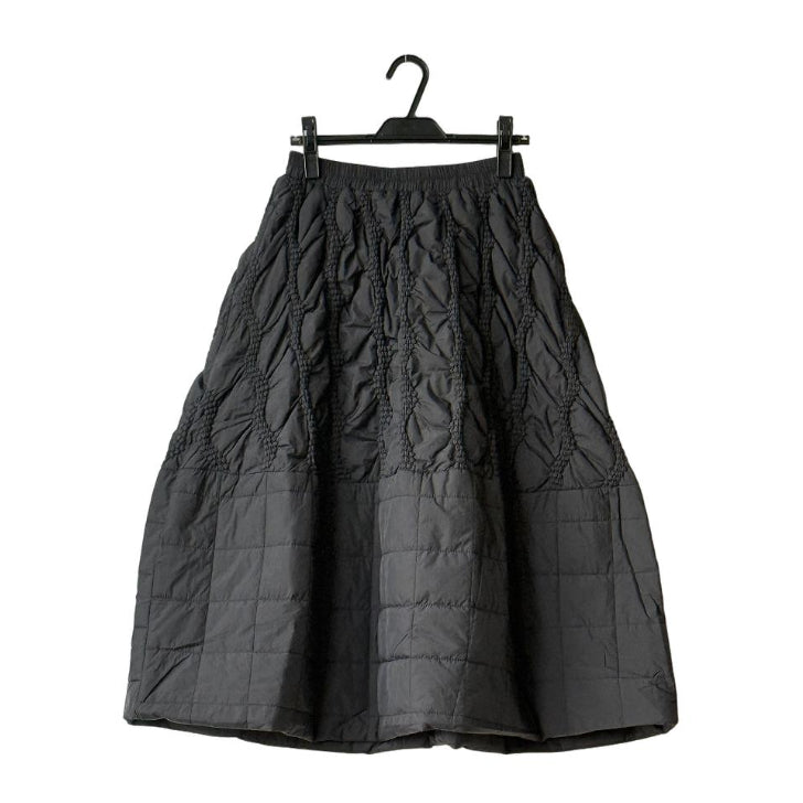 ケーブル風ステッチ キルティングロングスカート BPW-25670 [Bell Pony]
