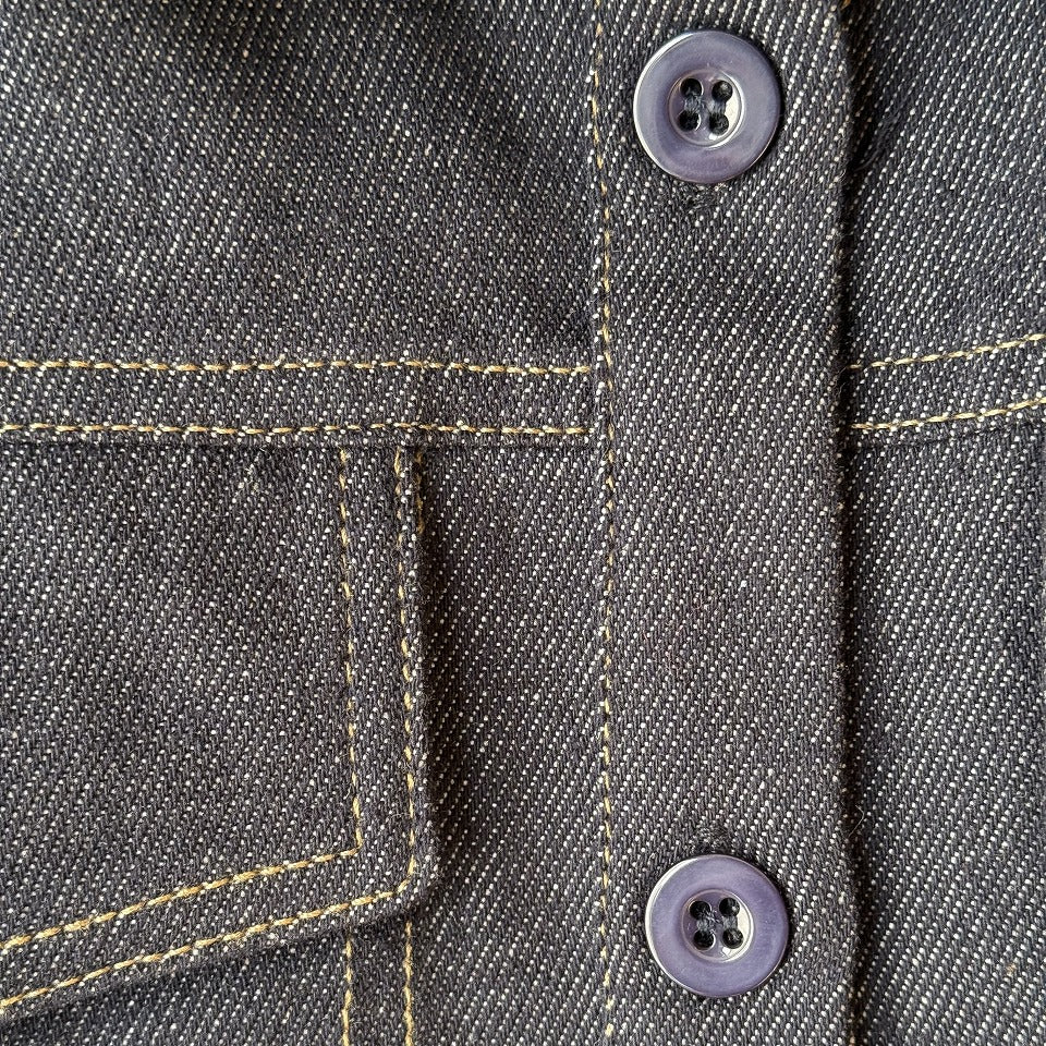 Gジャン風 切り替え デニムシャツ BPS-26027 [Bell Pony]