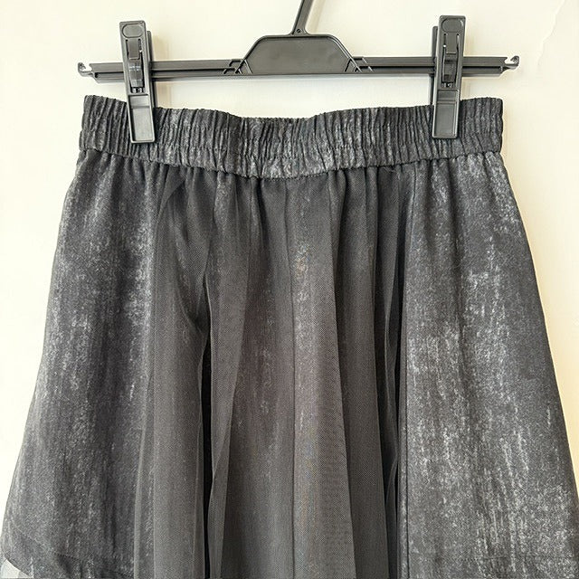 チュール2枚重ね ロングスカート BPS-26030  [Bell Pony]