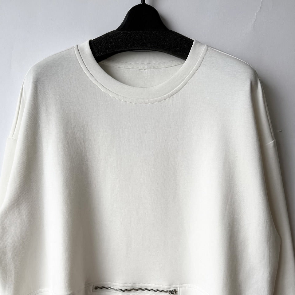 ジップ切り替えデザイン プルオーバー BPS-26092  [Bell Pony]