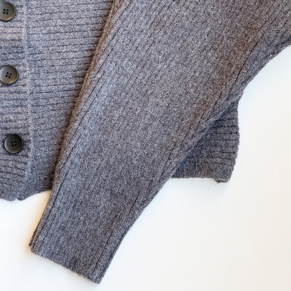 リブ編みニットカーディガン BPW-25651 [Bell Pony]