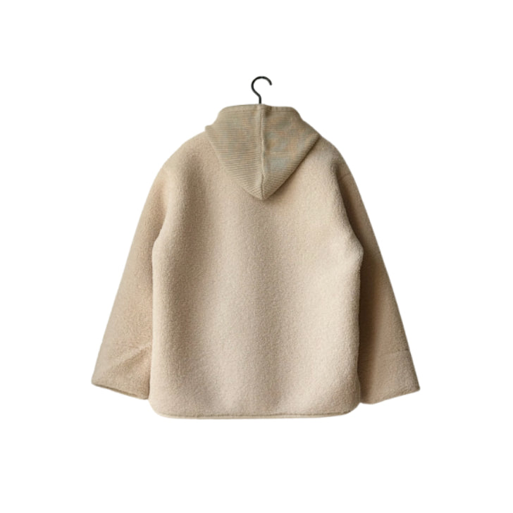 フード付き 異素材切替 ボアジャケット BPW-25587 [Bell Pony]