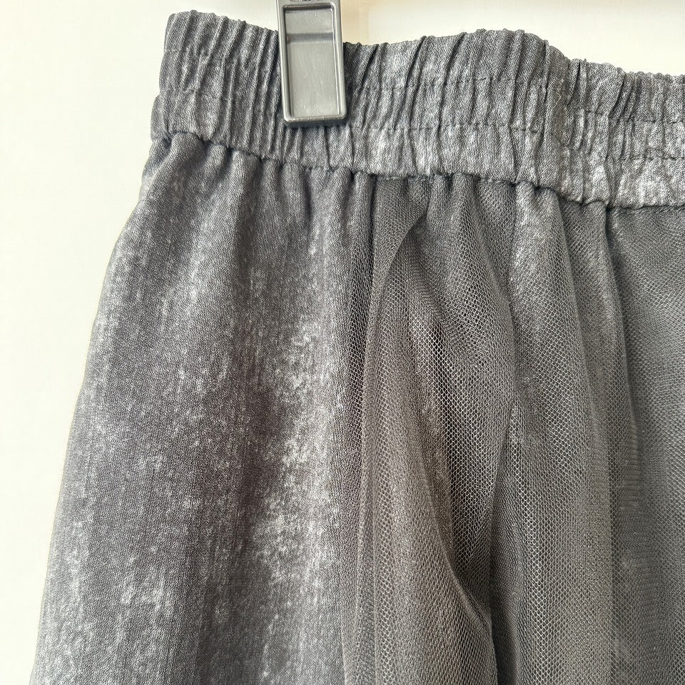 チュール2枚重ね ロングスカート BPS-26030  [Bell Pony]