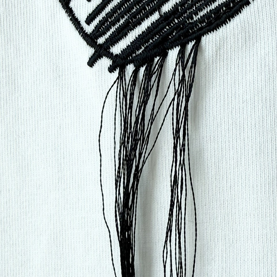 ハート刺繍 デザインTシャツ BPS-26816 [Bell Pony]