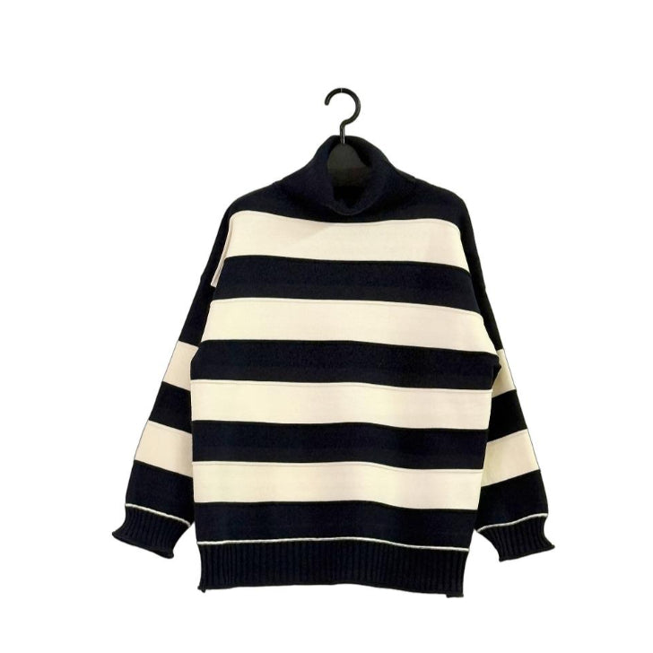 太ボーダー タートルネックセーター BPA-25645 [Bell Pony] – YK