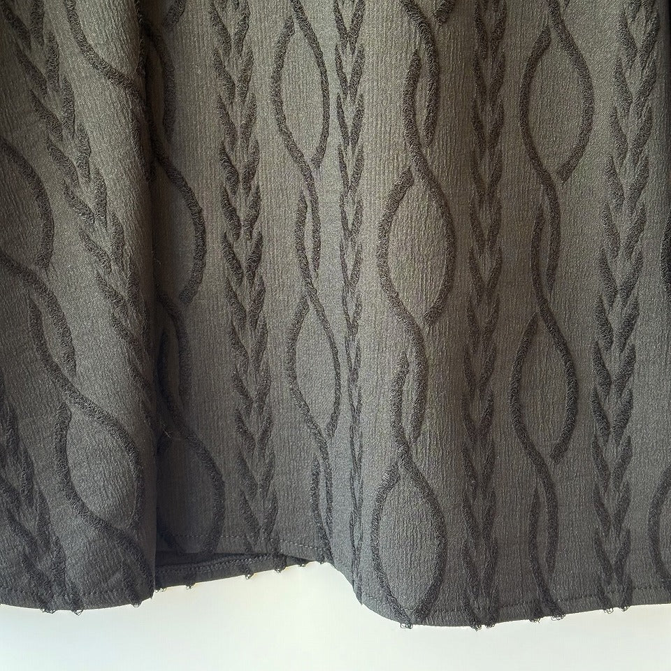 異素材切替え ドレープシルエット デザインロングワンピース RYC-241201SC [Yoshi Yoshi by pj]