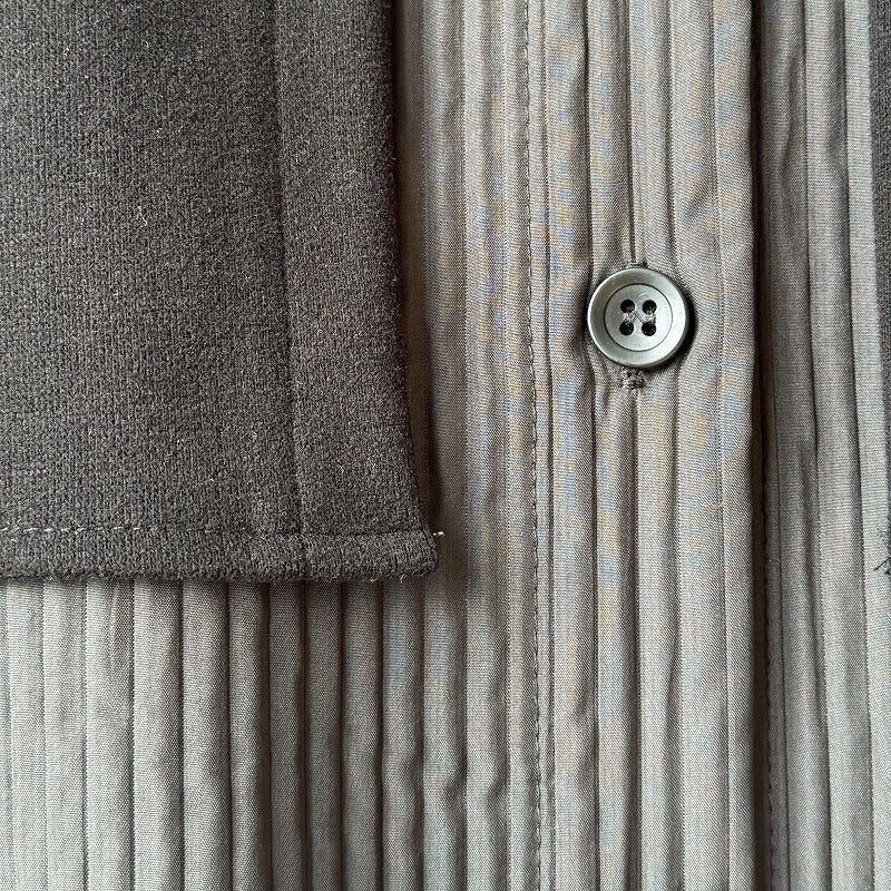 レイヤード風 異素材ドッキングシャツ BPW-25548 [Bell Pony]