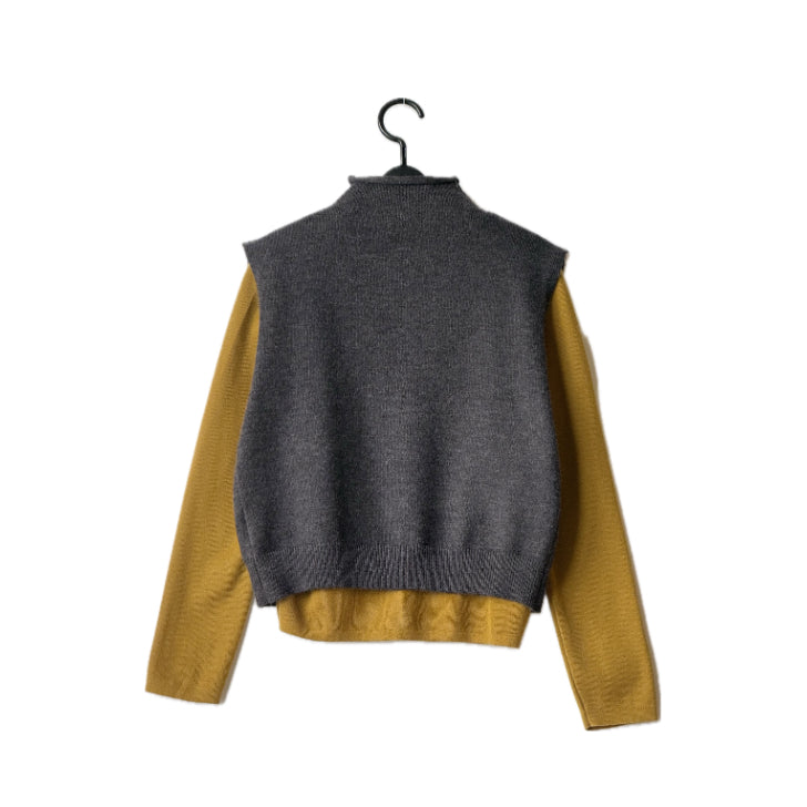 セットアップ ニット ベスト セーター 長袖 BPA-25654 [Bell Pony]