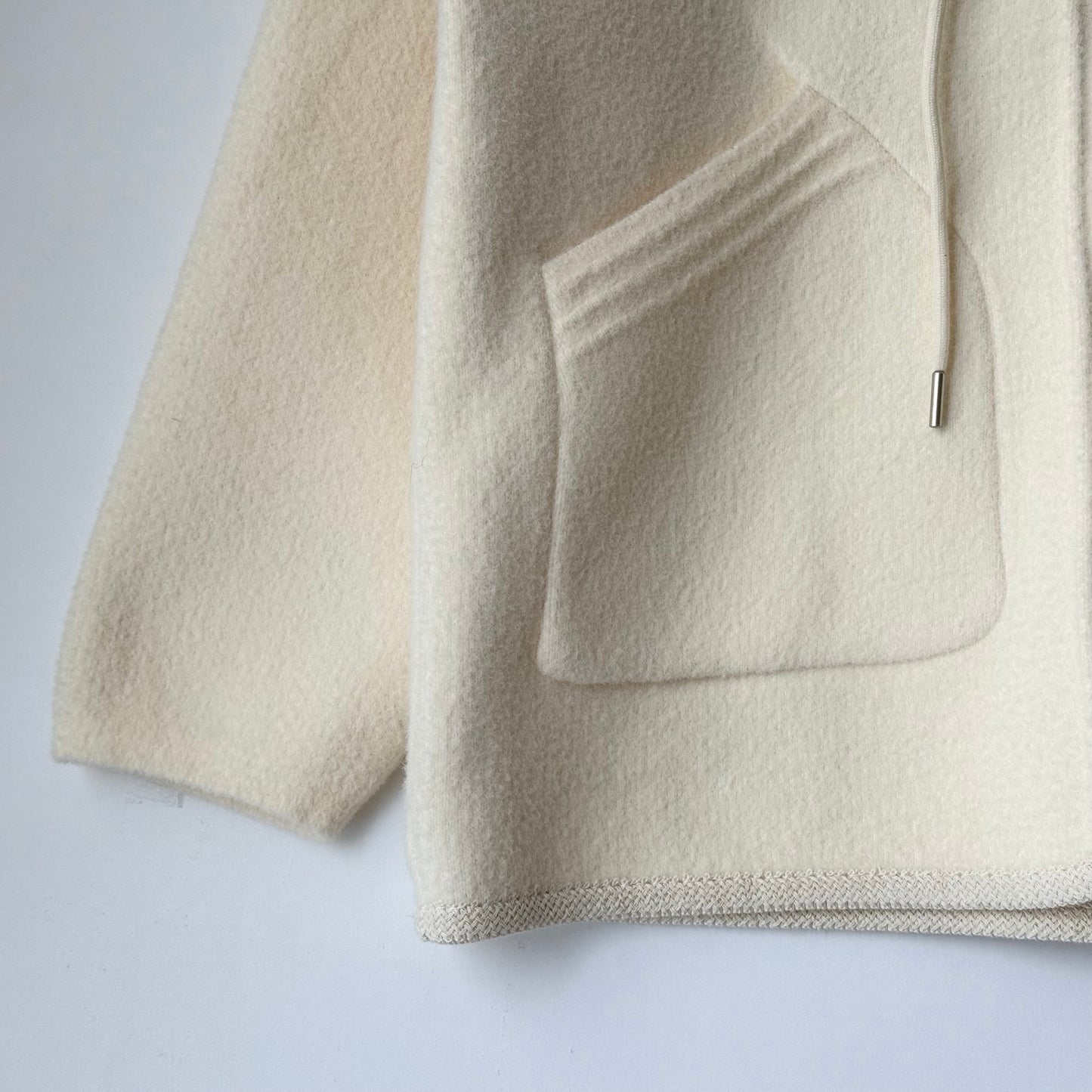 ニットフード付き ニットカーディガン BPW-25577 [Bell Pony]