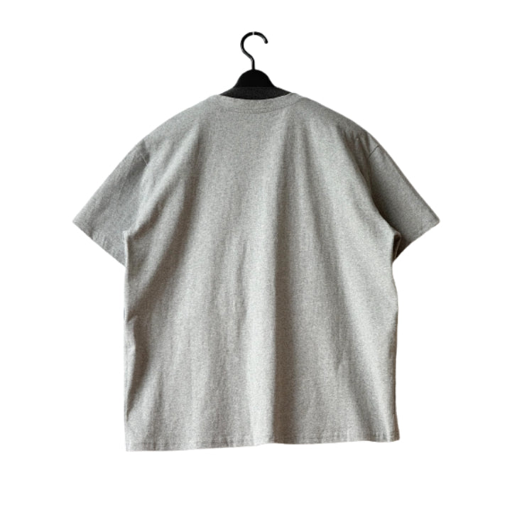 異素材ドッキング デニムポケットデザインTシャツ BPS-26628 [Bell Pony]