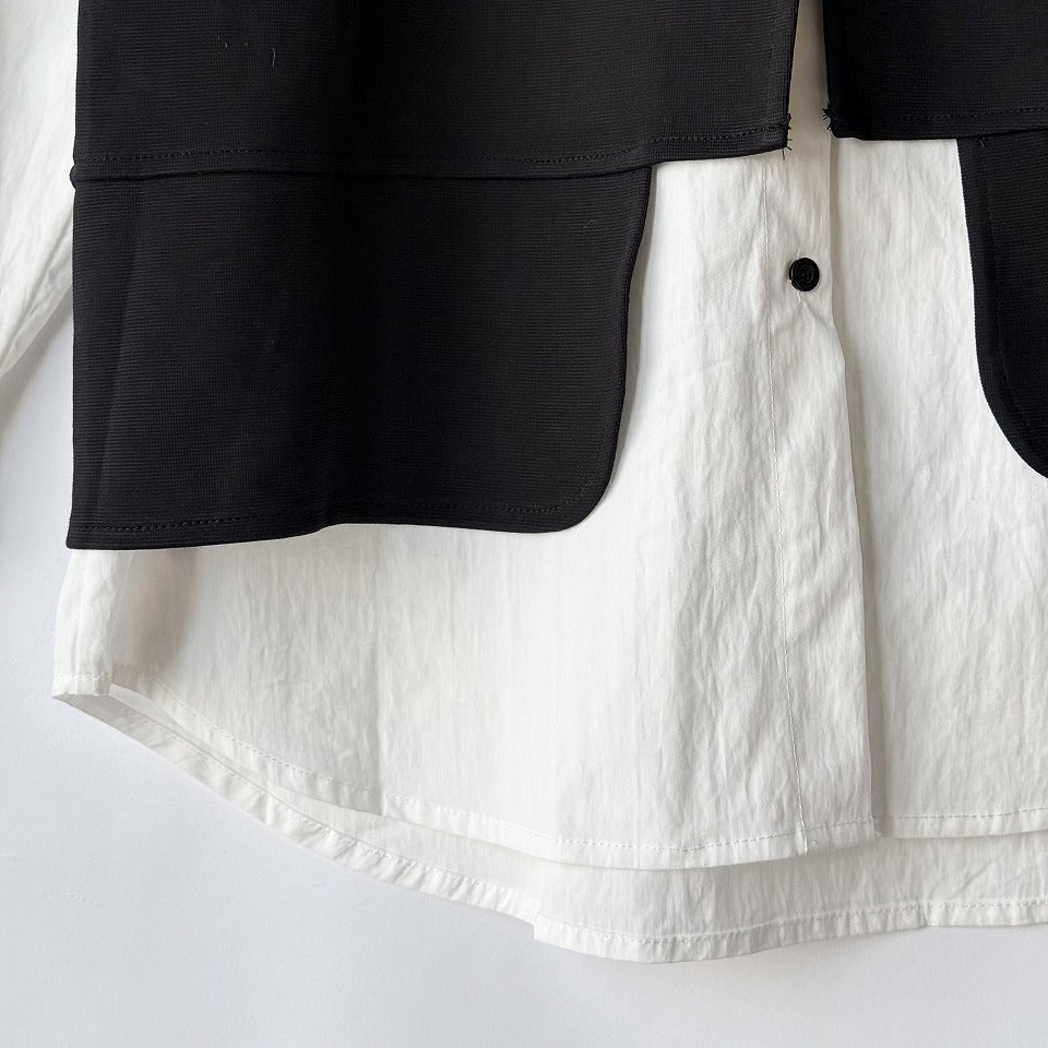 デザインベスト＋長袖シャツ 2点セット BPW-25549 [Bell Pony]