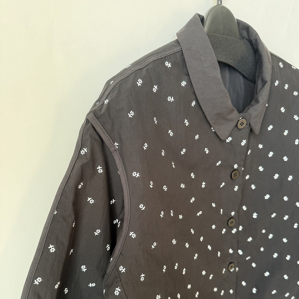 小花柄プリント キルティング シャツジャケットBPW-25510 [Bell Pony]