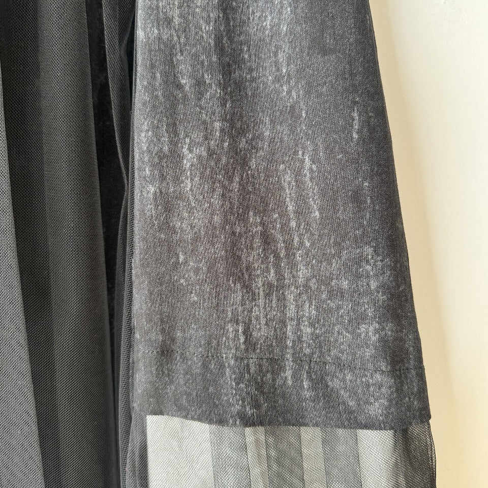 チュール2枚重ね ロングスカート BPS-26030  [Bell Pony]