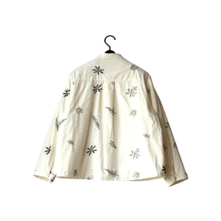 刺繍ボタニカルキルティングジャケット BPW-25648 [Bell Pony]