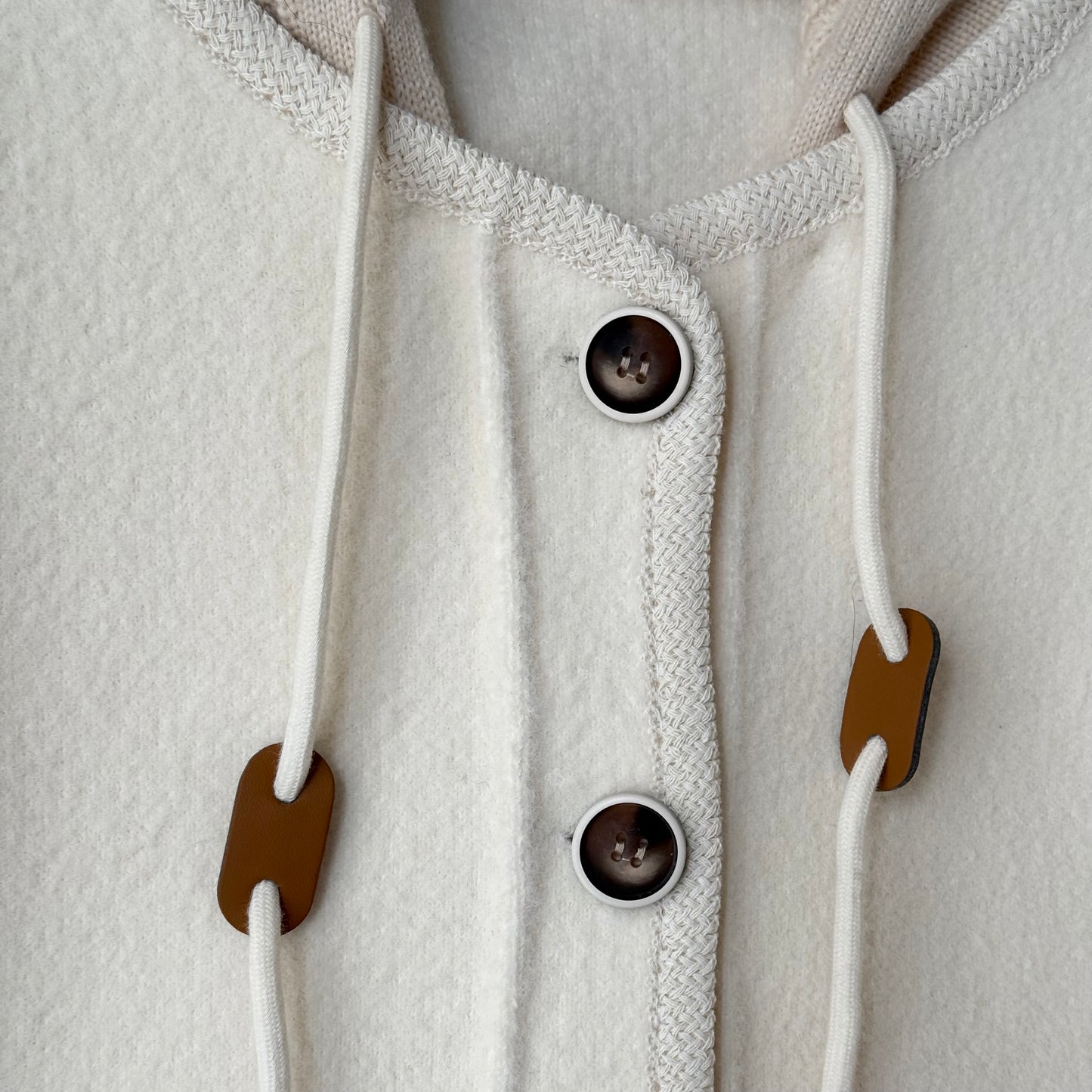 ニットフード付き ニットカーディガン BPW-25577 [Bell Pony]