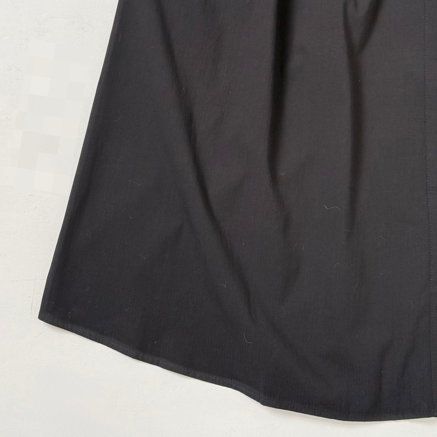 アシンメトリー切替デザイン シャツワンピース ロングシャツ 半袖 BP-250503SC [Bell Pony]