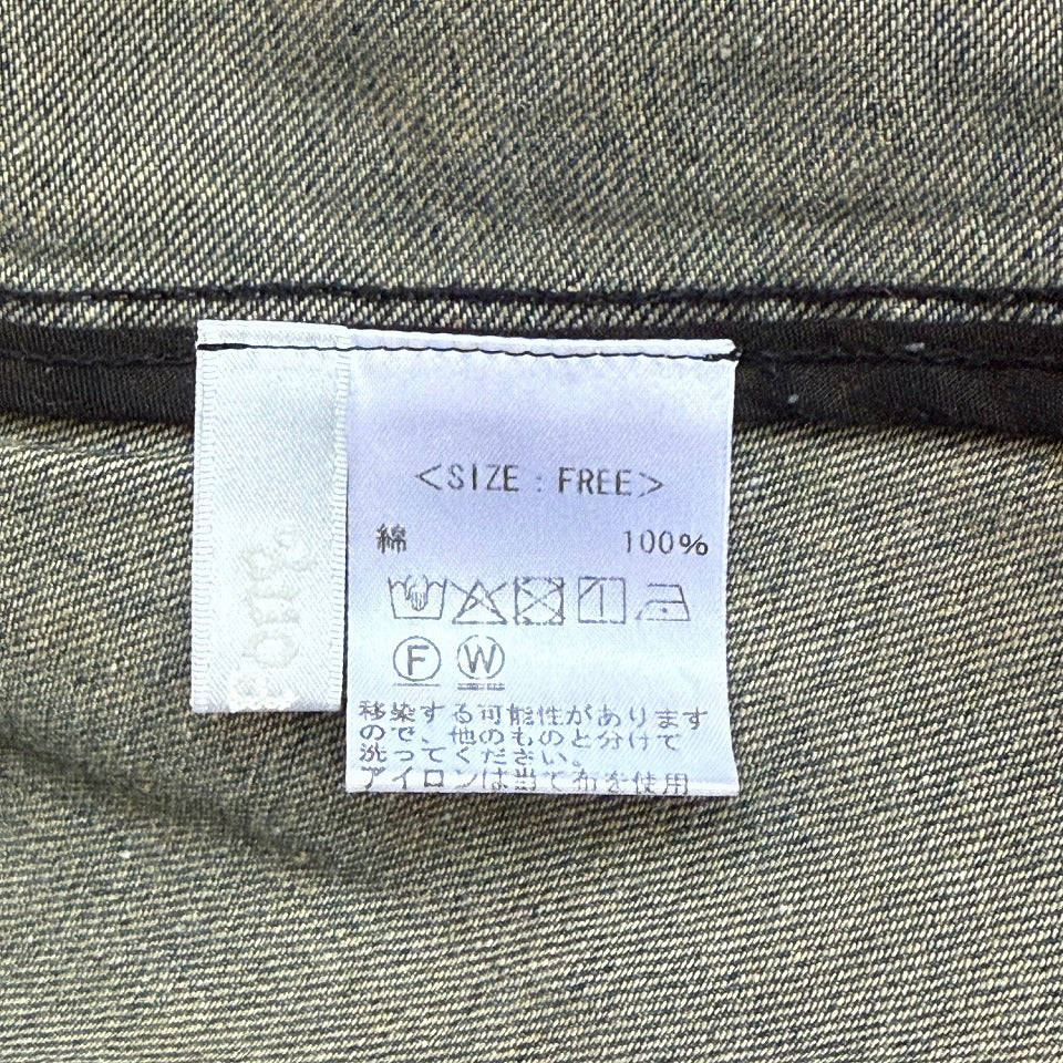 ヴィンテージ風 ドットプリント デニム オーバーオール BPS-26124 [Bell Pony]