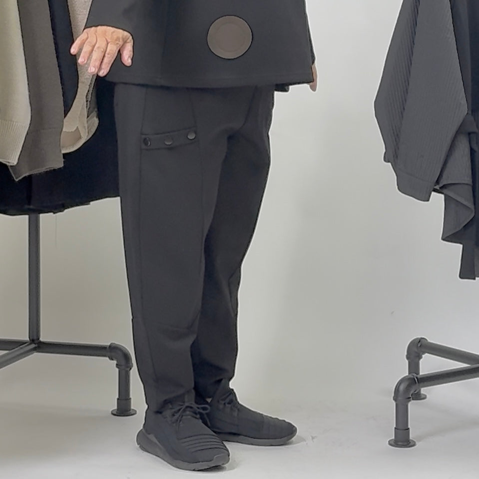 センター切り替え テーパードパンツ BPW-25568 [Bell Pony]