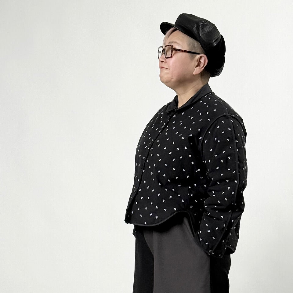 小花柄プリント キルティング シャツジャケットBPW-25510 [Bell Pony]