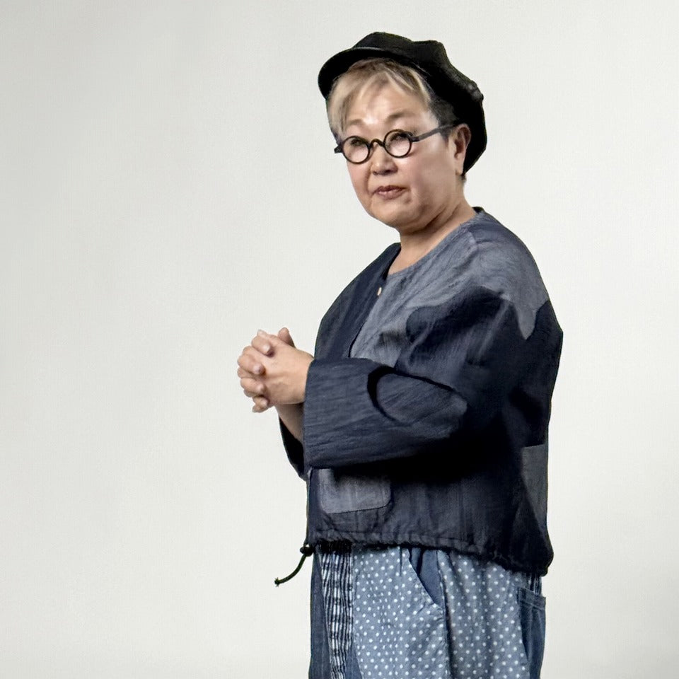 バイカラー アシンメトリー切り替えシャツ BPS-26191 [Bell Pony]