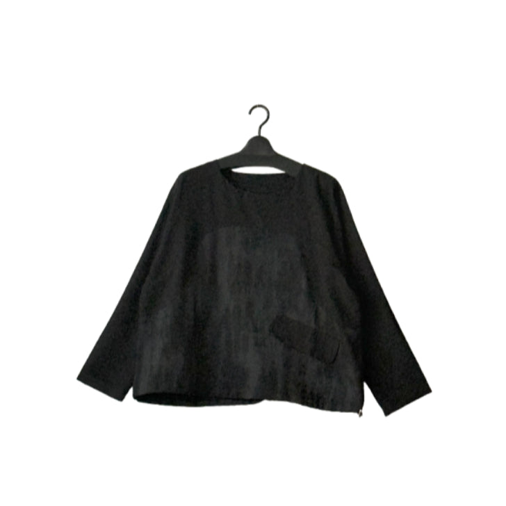 《セットアップ》アーチ切り替え ロングTシャツ ワイドパンツ 上下セット BPA-25278+BPA-25280(2点セット)  [Bell Pony]