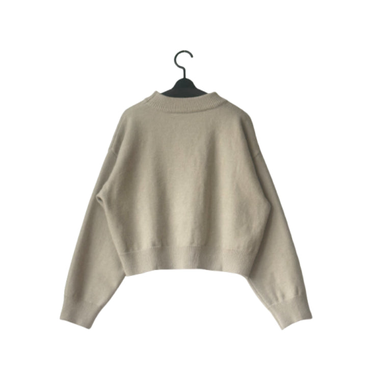 水玉柄 ニットセーター BPW-25501 [Bell Pony]