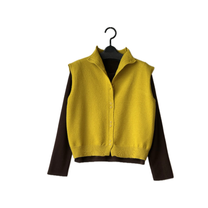 セットアップ ニット ベスト セーター 長袖 BPA-25654 [Bell Pony]