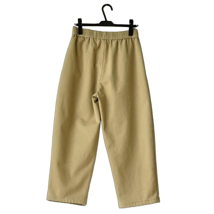 フロントダーツ入り 裏起毛 ワイドパンツ BPW-25683 [Bell Pony]