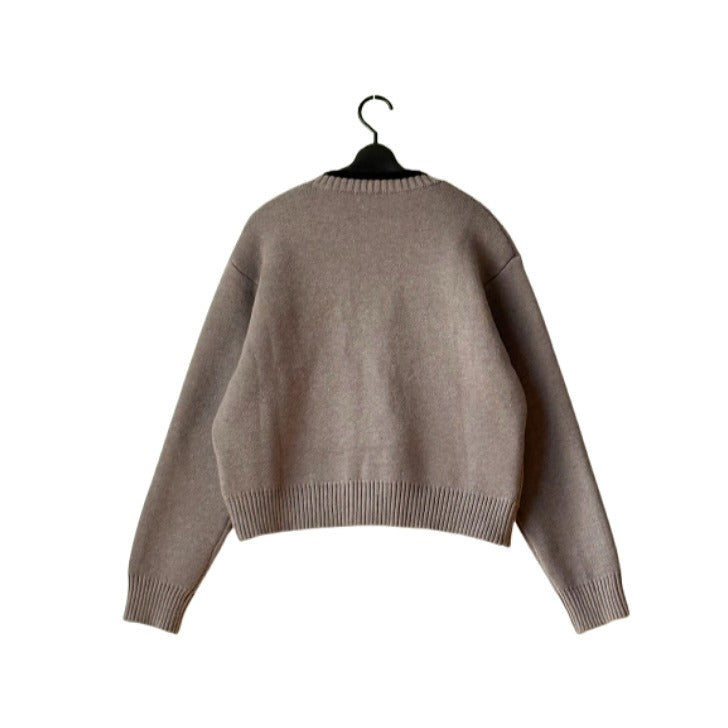 ペンギン刺繍 前開きニットカーディガン BPW-25900 [Bell Pony]