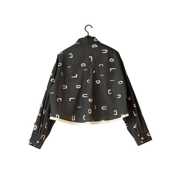 レイヤード風 プリントシャツ BPS-26037 [Bell Pony]