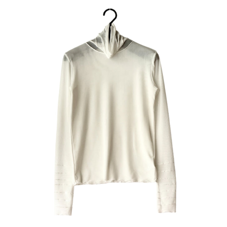 チュールメローデザイン ハイネック シアーインナー BPS-26217 [Bell Pony]