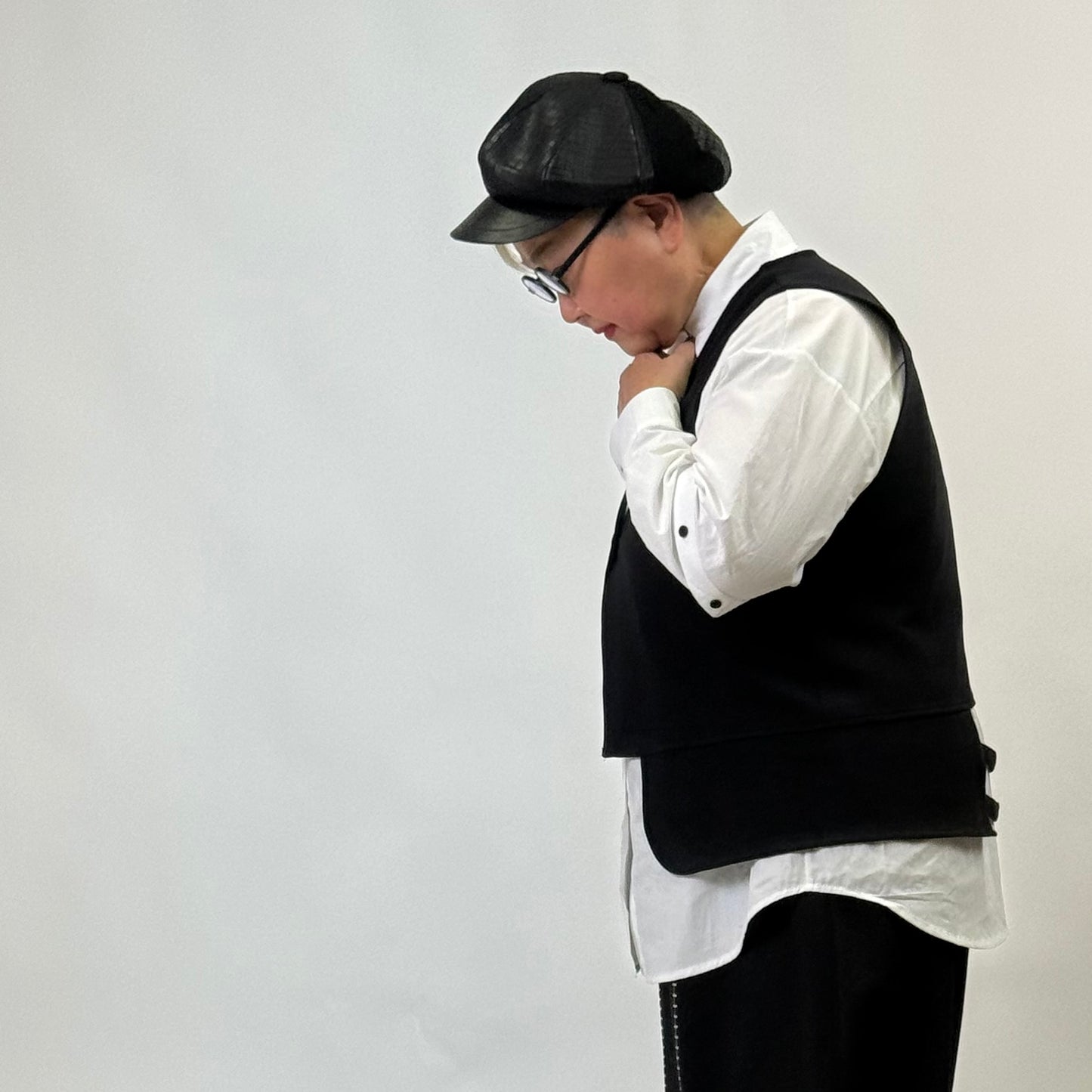 デザインベスト＋長袖シャツ 2点セット BPW-25549 [Bell Pony]