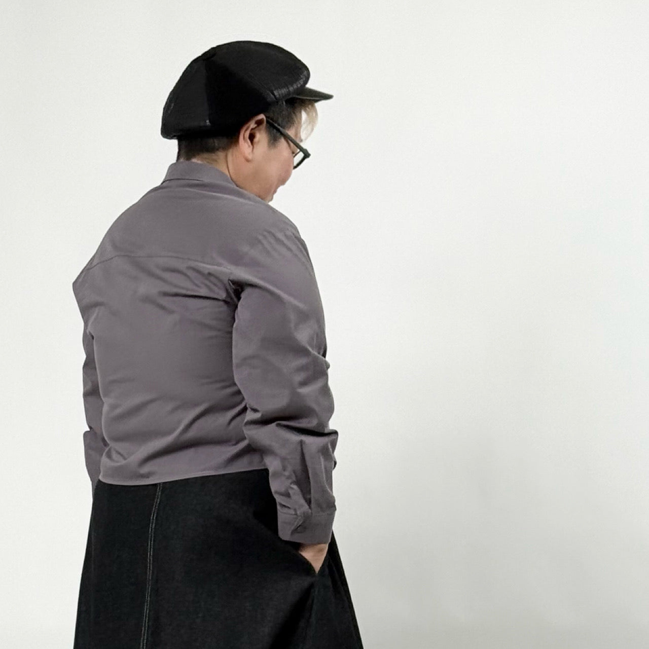 ステッチ刺繍 アートデザイン コットンシャツ BPS-26048 [Bell Pony]