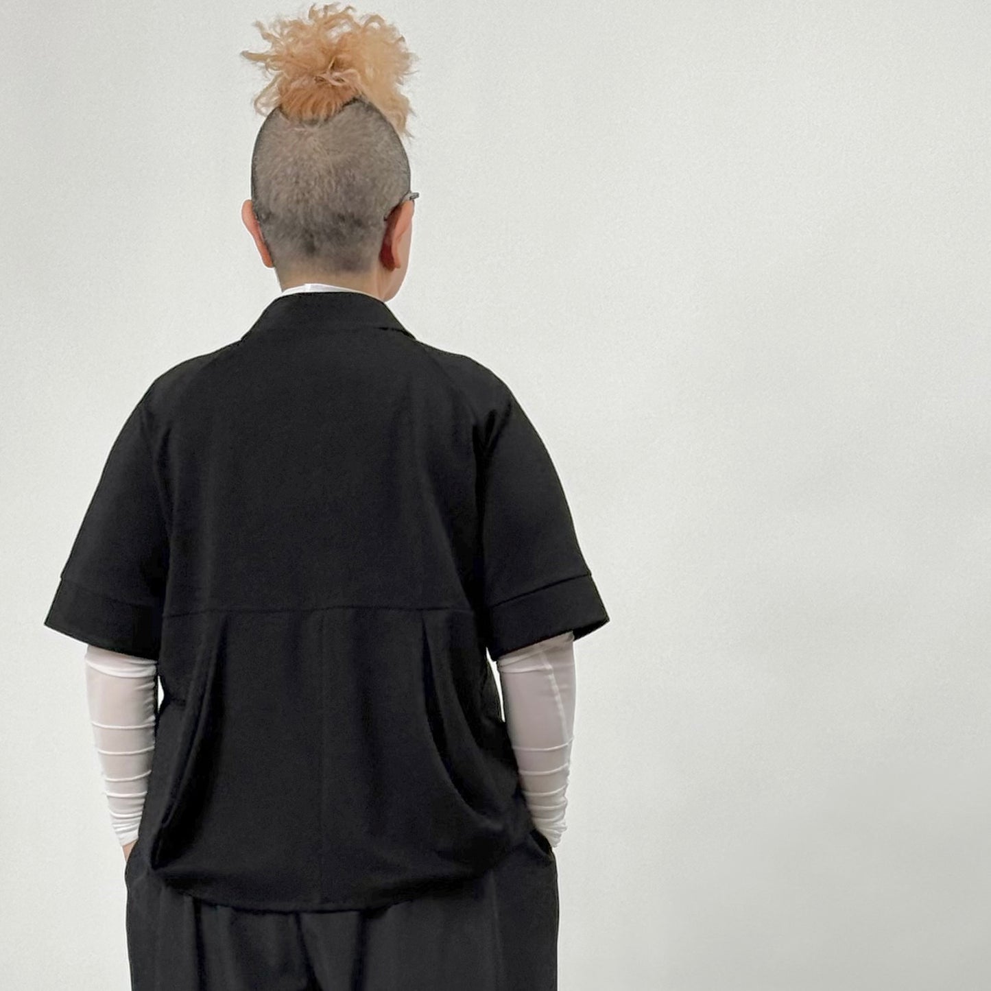 シャツジャケット 五分袖 BPS-26190 [Bell Pony]