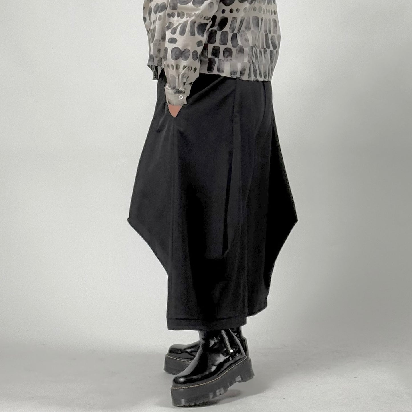 立体デザイン ワイドパンツ BPS-26059 [Bell Pony]