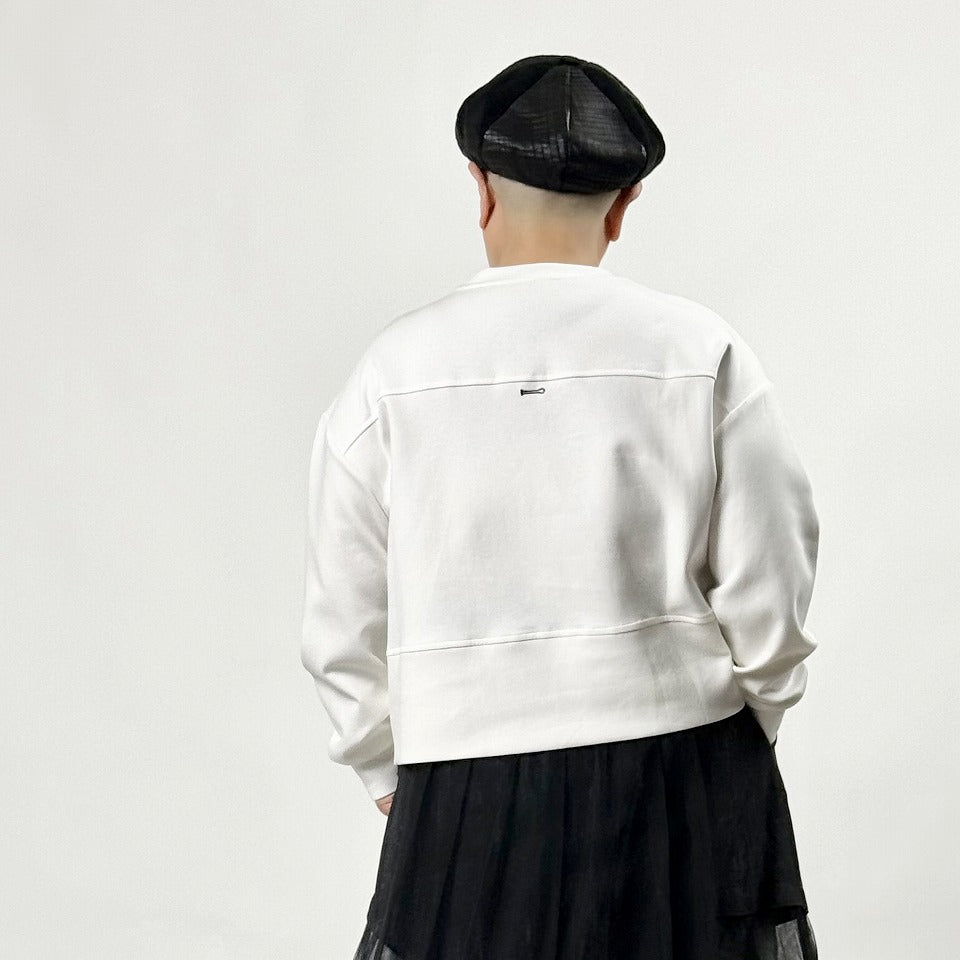 ジップ切り替えデザイン プルオーバー BPS-26092  [Bell Pony]