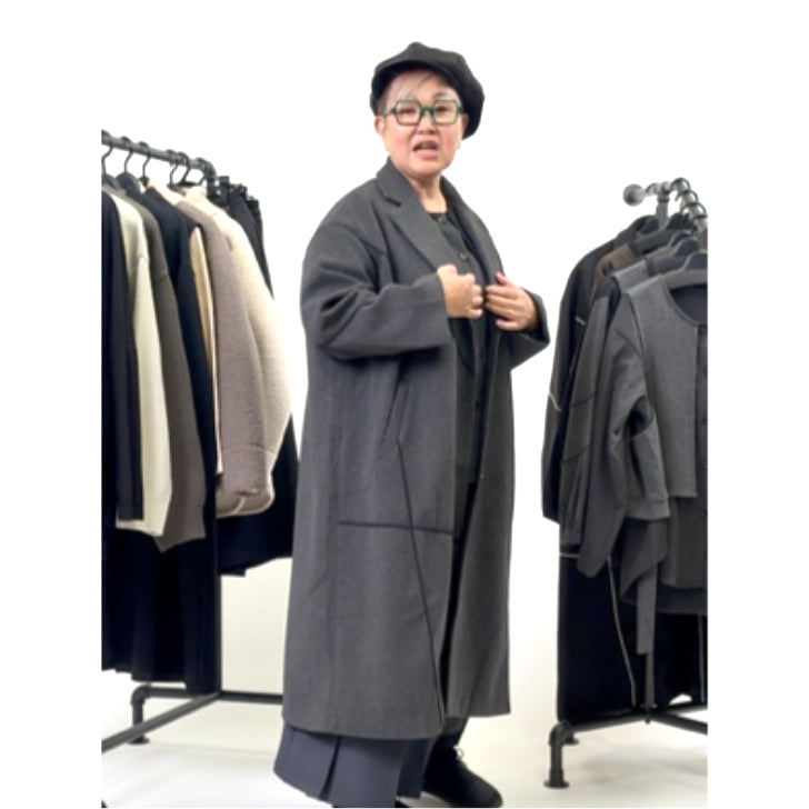 パイピングデザイン チェスターコート BPW-25669 [Bell Pony]