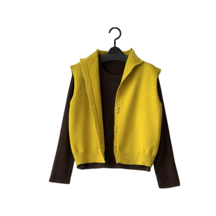 セットアップ ニット ベスト セーター 長袖 BPA-25654 [Bell Pony]