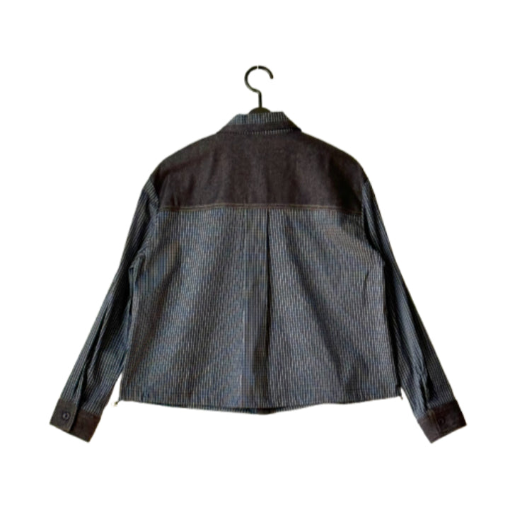 Gジャン風 切り替え デニムシャツ BPS-26027 [Bell Pony]