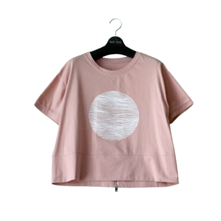 アートプリント ビッグTシャツ 半袖 BPS-25246 [Bell Pony]