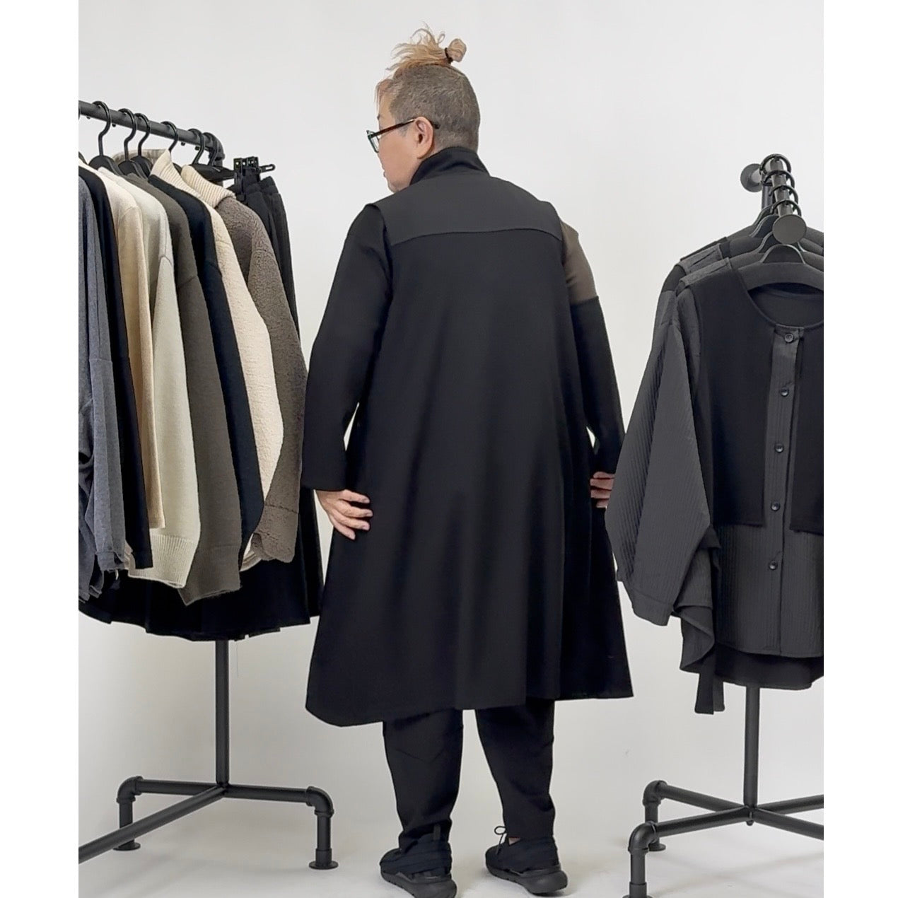 パイピング切り替えデザイン ロングジレ BPW-25677 [Bell Pony]