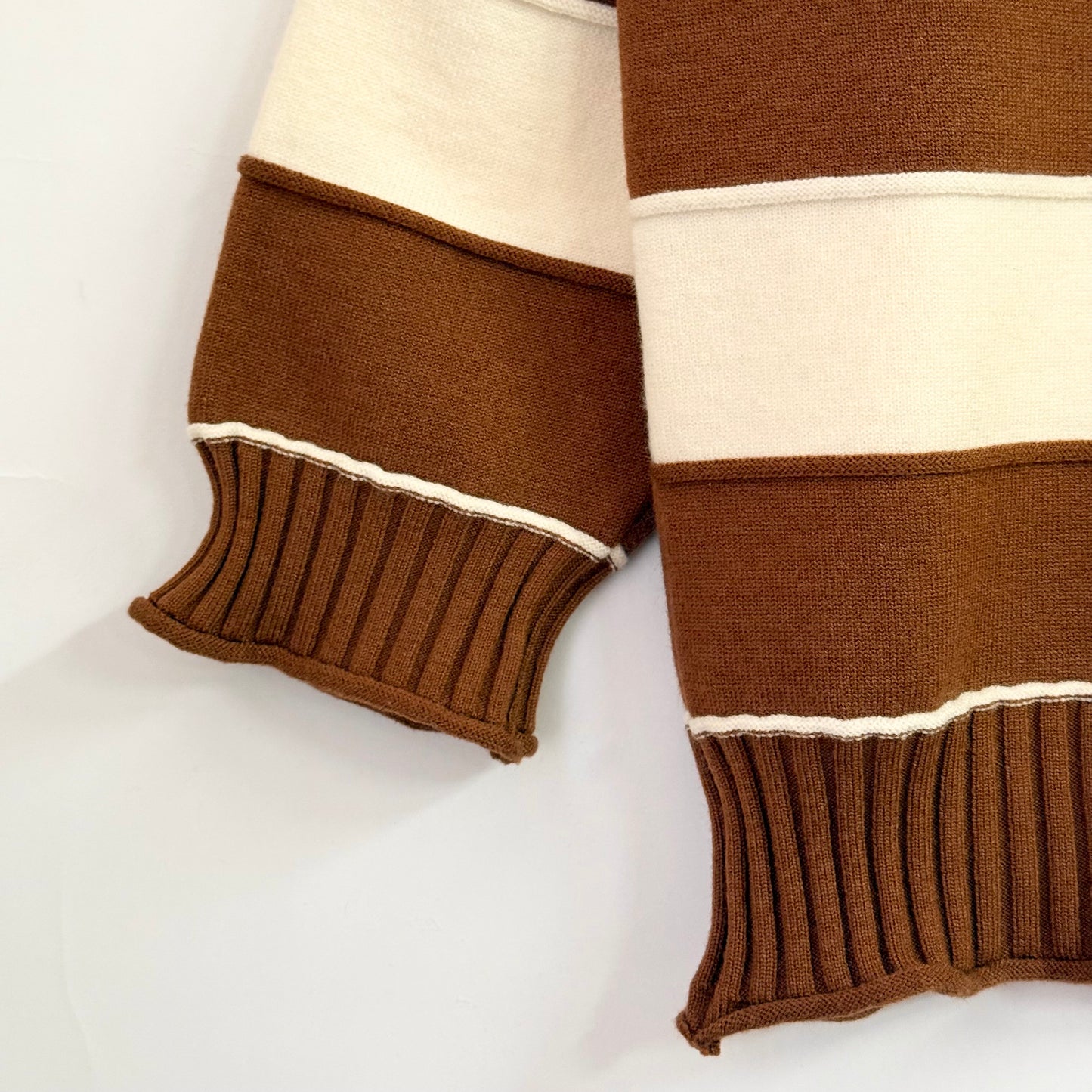 太ボーダー タートルネックセーター BPA-25645 [Bell Pony]