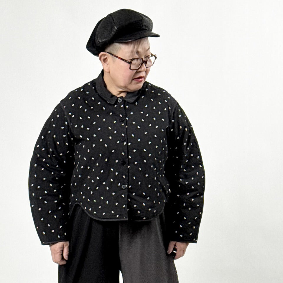 小花柄プリント キルティング シャツジャケットBPW-25510 [Bell Pony]