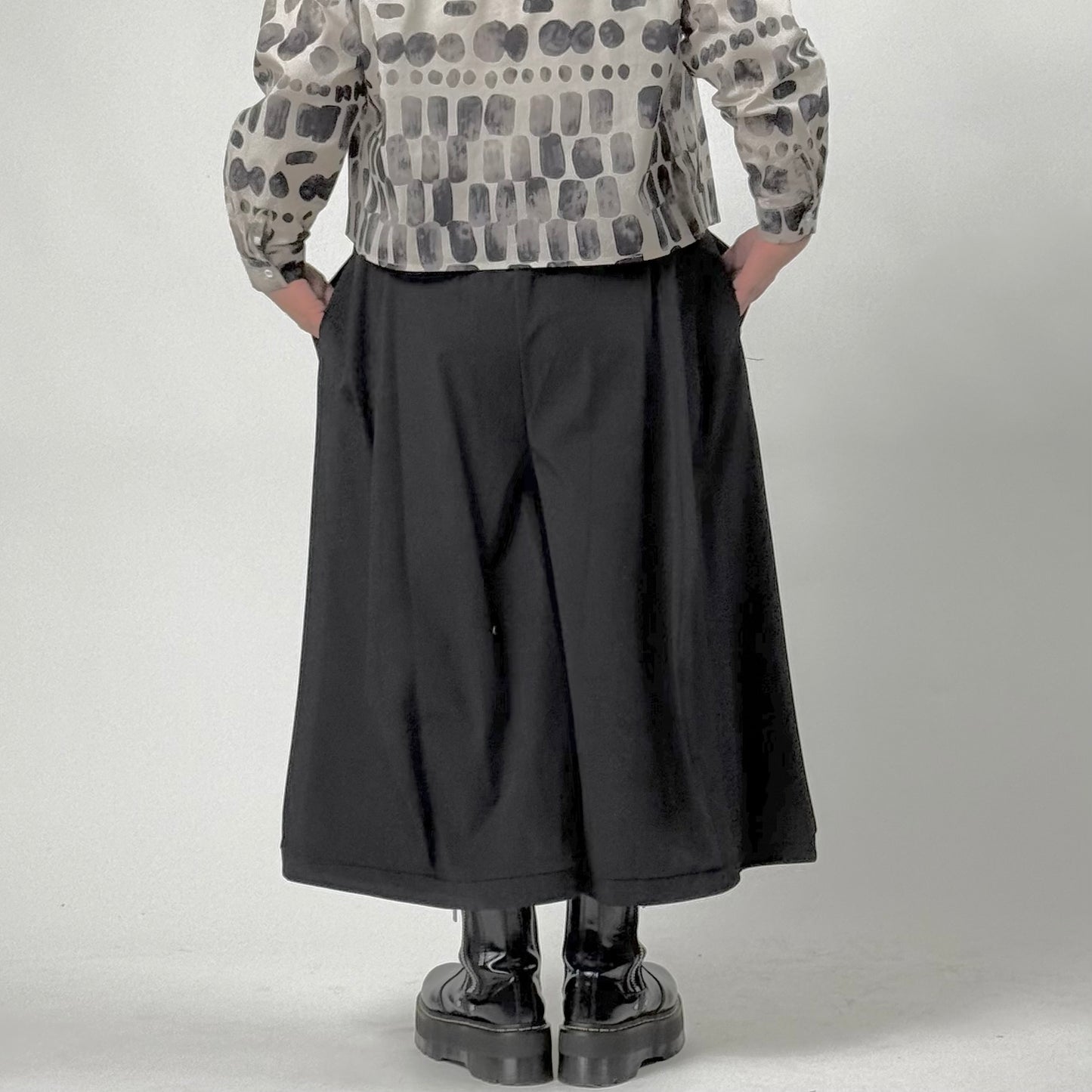 立体デザイン ワイドパンツ BPS-26059 [Bell Pony]