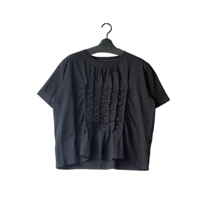ギャザーデザイン Tシャツ BPS-26635 [Bell Pony]
