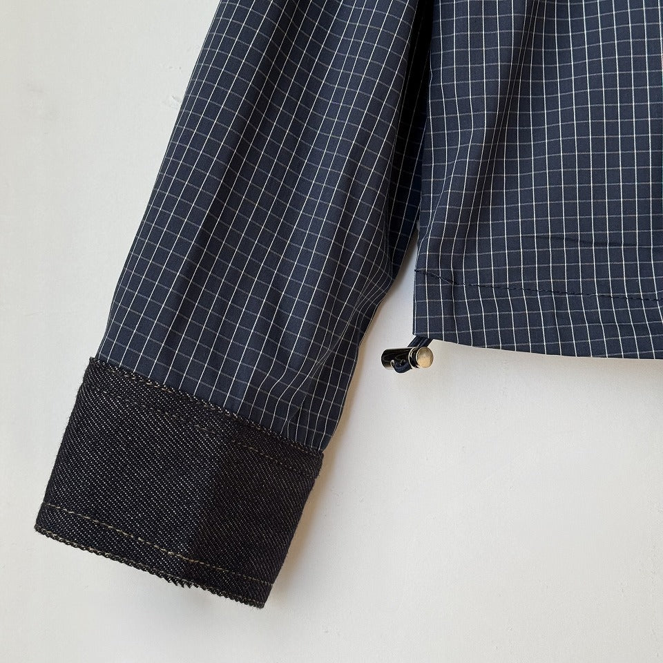 Gジャン風 切り替え デニムシャツ BPS-26027 [Bell Pony]